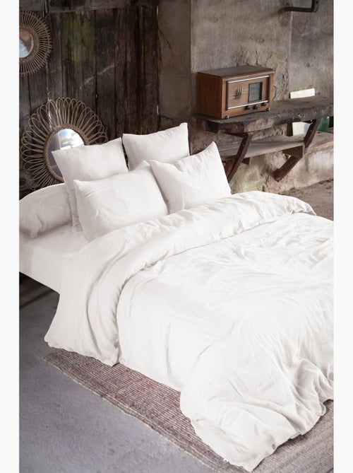 Lot de 2 taies d’oreiller – double gaze de coton – gaïa - Kiabi Lot de 2 taies d’oreiller – double gaze de coton – gaïa - Kiabi