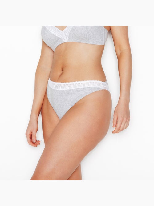 Lot de 2 tangas coton - rougegorge lingerie - Kiabi Lot de 2 tangas coton - rougegorge lingerie - Kiabi