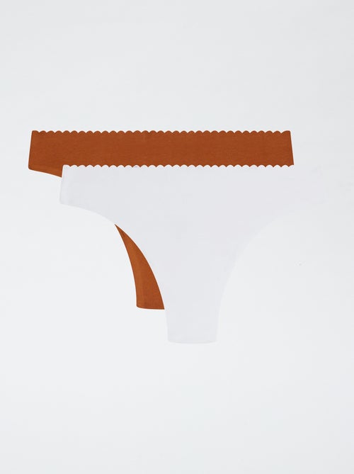 Lot de 2 tangas 'Dim' 'Body touch' - Kiabi Lot de 2 tangas 'Dim' 'Body touch' - Kiabi