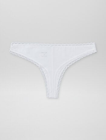 Lot de 2 tangas en coton