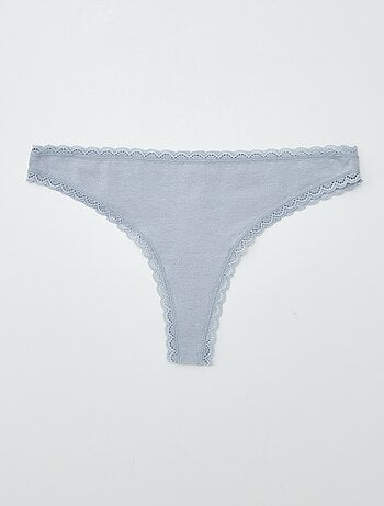 Lot de 2 tangas en coton