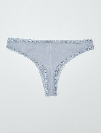Lot de 2 tangas en coton