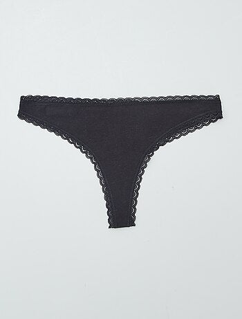 Lot de 2 tangas en coton