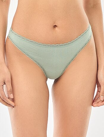 Lot de 2 tangas en coton