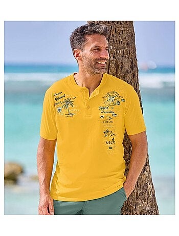 Lot de 2 Tee-shirts Col Boutonné - ATLAS FOR MEN