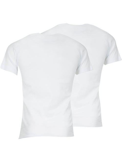 Lot de 2 tee-shirts col v homme coton bio athena - Kiabi Lot de 2 tee-shirts col v homme coton bio athena - Kiabi