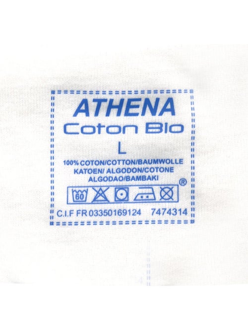 Lot de 2 tee-shirts col v homme coton bio athena - Kiabi Lot de 2 tee-shirts col v homme coton bio athena - Kiabi