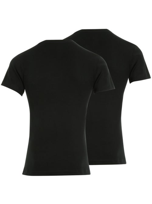 Lot de 2 tee shirts col v homme coton bio athena - Kiabi Lot de 2 tee shirts col v homme coton bio athena - Kiabi