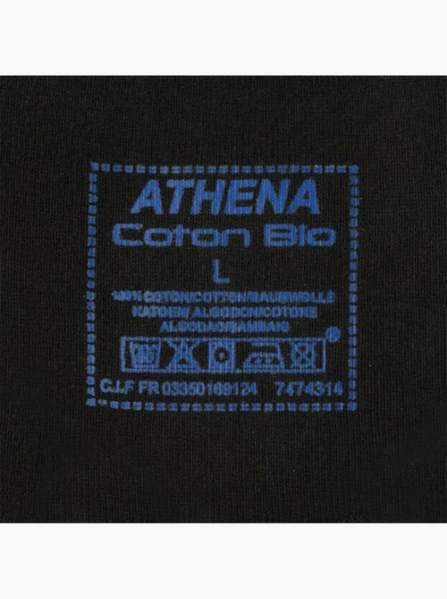 Lot de 2 tee shirts col v homme coton bio athena - Kiabi Lot de 2 tee shirts col v homme coton bio athena - Kiabi