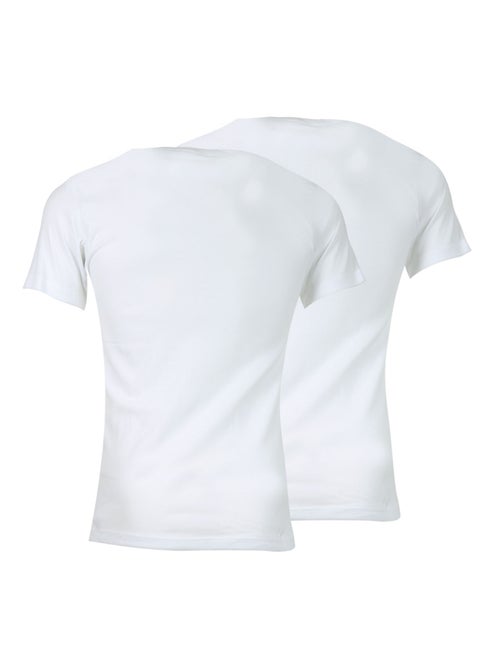 Lot de 2 tee-shirts homme col v ecopack athena - Kiabi Lot de 2 tee-shirts homme col v ecopack athena - Kiabi