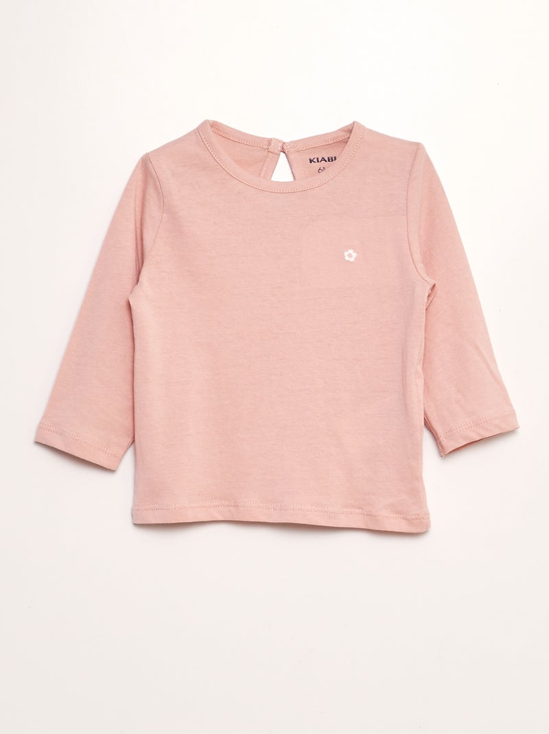 Lot de 2 tee-shirts Rose - Kiabi