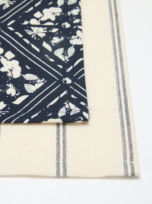 Lot de 2 torchons 50 x 70 cm - Kiabi Home - Kiabi