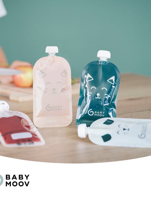 Lot de 20 gourdes réutilisables 'BabyMoov' - Kiabi