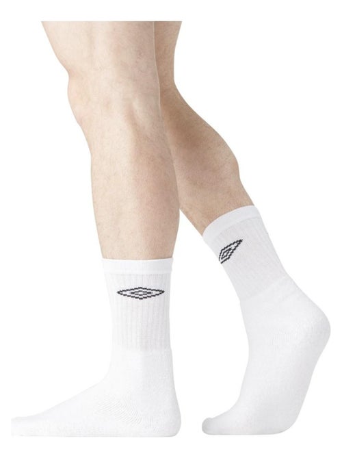 Lot de 20 paires de chaussettes tennis homme umbro - Kiabi