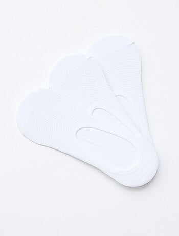 Lot de 3 ballerines protège-pieds Invisibles