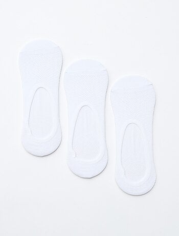 Lot de 3 ballerines protège-pieds Invisibles