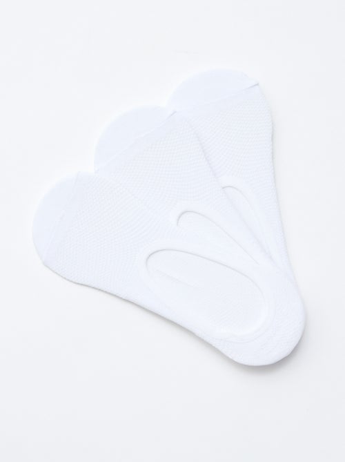 Lot de 3 ballerines protège-pieds Invisibles - Kiabi