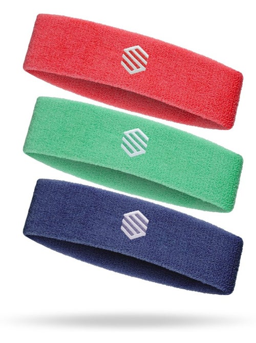 Lot de 3 bandeaux de padel padel homme et femme triba erit - Kiabi