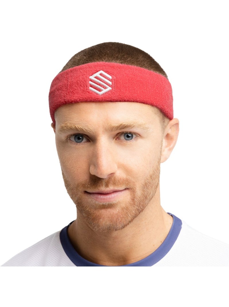 Lot de 3 bandeaux de padel padel homme et femme triba erit Rouge - Kiabi