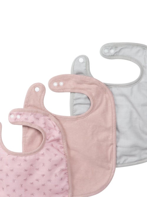 Lot de 3 bavoirs ajustables en coton bio - ROBA 'Lil Planet' - Kiabi Lot de 3 bavoirs ajustables en coton bio - ROBA 'Lil Planet' - Kiabi