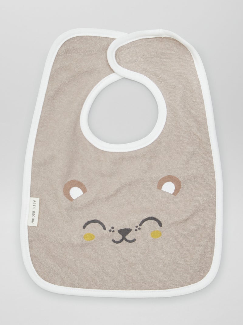 Lot de 3 bavoirs Blanc - Kiabi