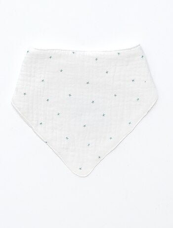 Lot de 3 bavoirs naissance en coton