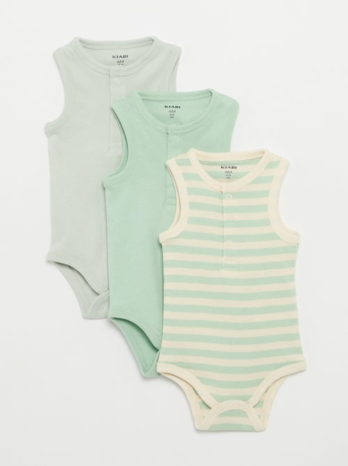Lot de 3 bodies - 3 pièces - Kiabi Lot de 3 bodies - 3 pièces - Kiabi