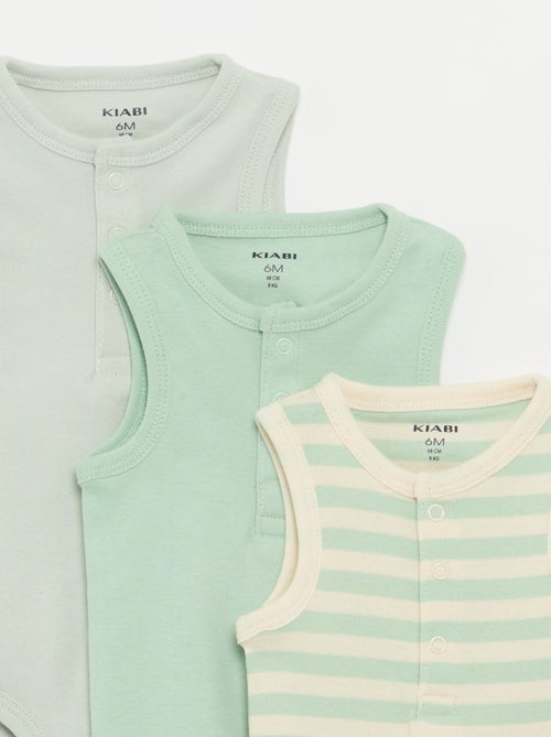 Lot de 3 bodies - 3 pièces - Kiabi Lot de 3 bodies - 3 pièces - Kiabi