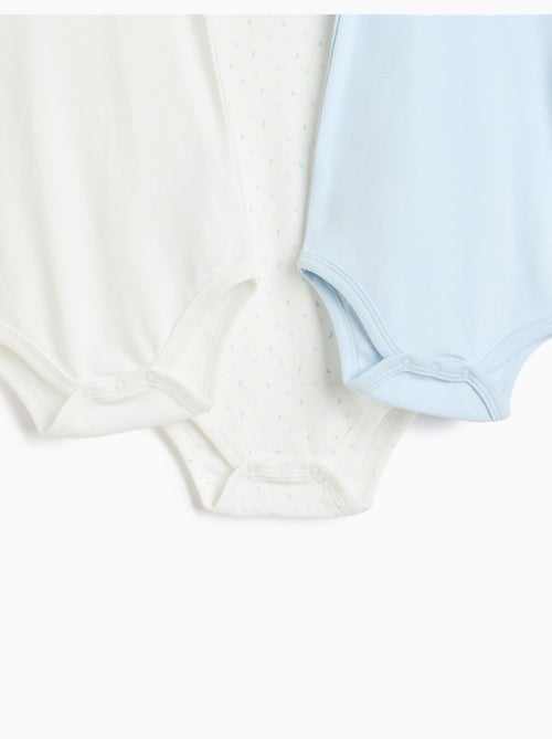 Lot de 3 bodies à manches longues, mo fashion - Kiabi