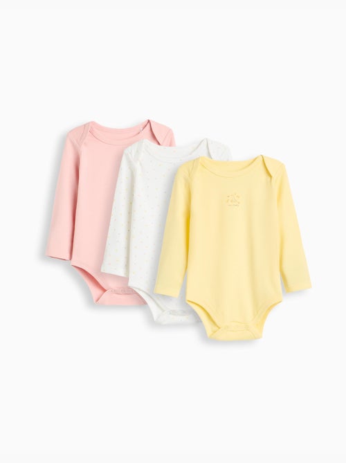 Lot de 3 bodies à manches longues, mo fashion - Kiabi