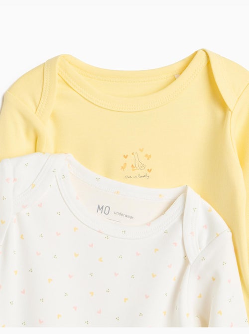 Lot de 3 bodies à manches longues, mo fashion - Kiabi