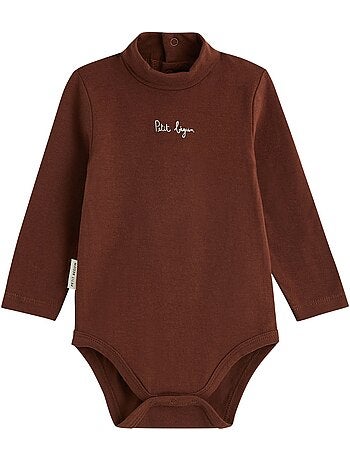 Lot de 3 bodies bébé col roulé manches longues mathéo