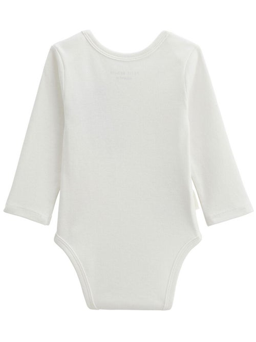 Lot de 3 bodies bébé manches longues canopée - Kiabi Lot de 3 bodies bébé manches longues canopée - Kiabi