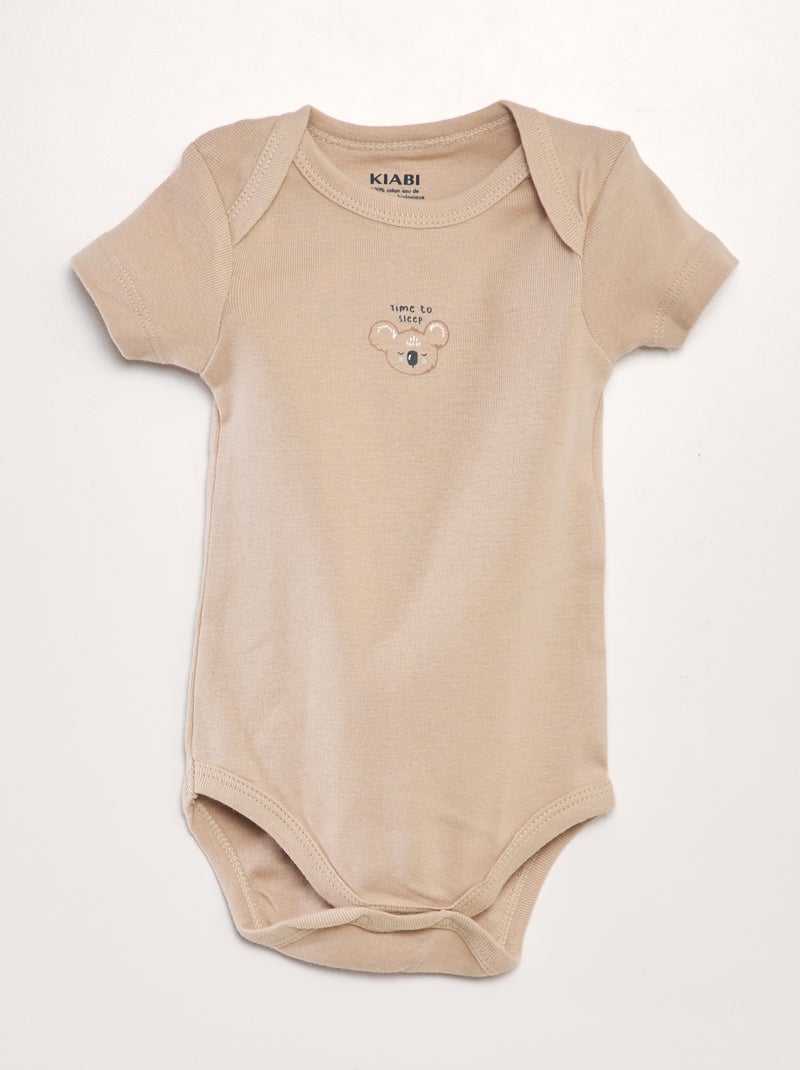 Lot de 3 bodies Blanc - Kiabi