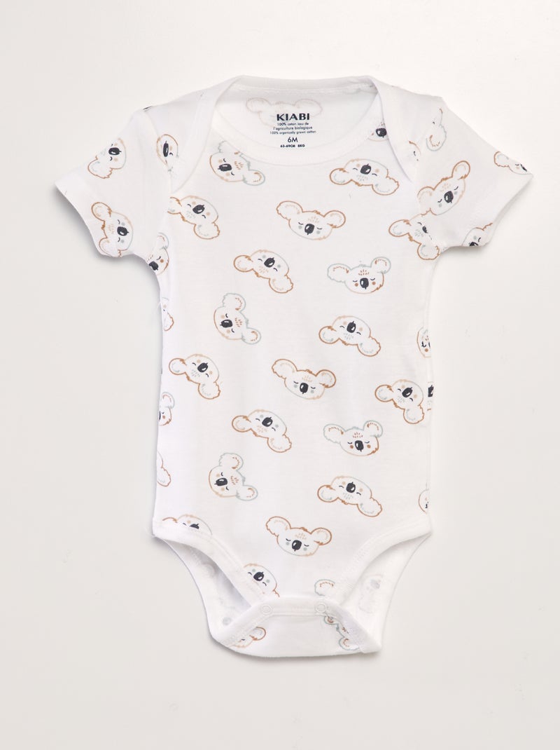 Lot de 3 bodies Blanc - Kiabi