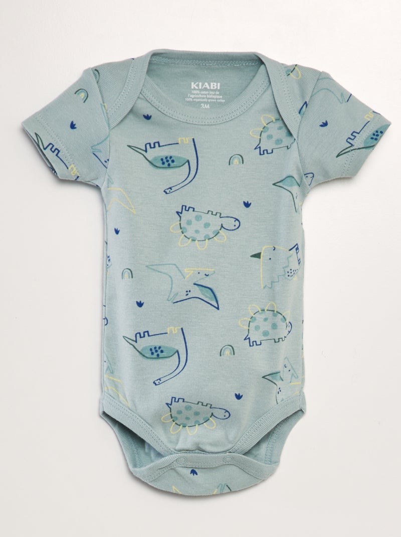 Lot de 3 bodies Bleu - Kiabi