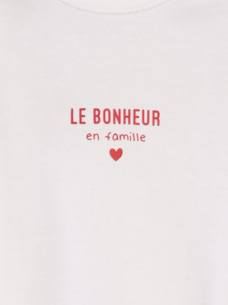 Lot de 3 bodies Bleu/blanc - Kiabi