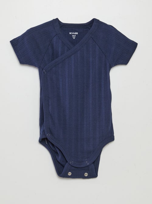 Lot de 3 bodies côtelés - Kiabi