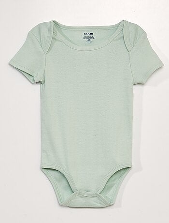 Lot de 3 bodies en coton - collection facile à enfiler