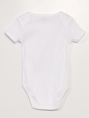 Lot de 3 bodies en coton - collection facile à enfiler