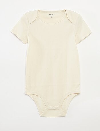 Lot de 3 bodies en coton - collection facile à enfiler