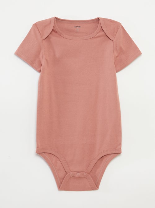 Lot de 3 bodies en coton - collection facile à enfiler - Kiabi