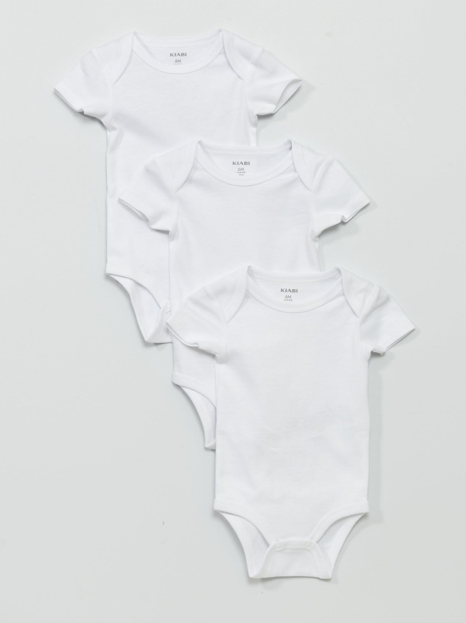 Lot de 3 bodies en jersey