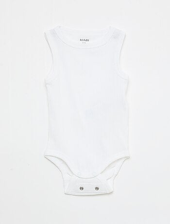 Lot de 3 bodies évolutifs à bretelles unis