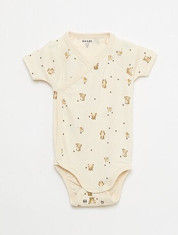 Lot de 3 bodies évolutifs à manches courtes