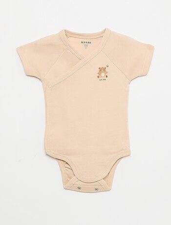 Lot de 3 bodies évolutifs à manches courtes