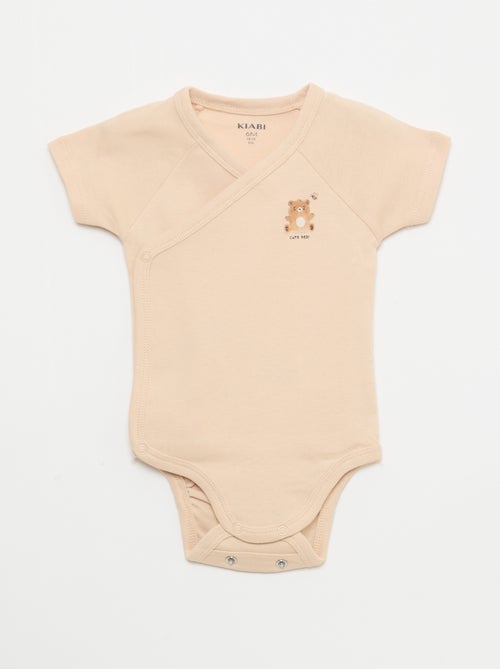 Lot de 3 bodies évolutifs à manches courtes - Kiabi Lot de 3 bodies évolutifs à manches courtes - Kiabi