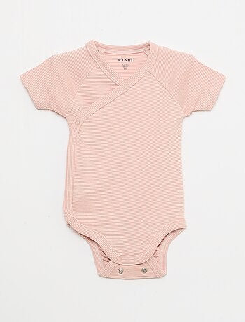 Lot de 3 bodies évolutifs à manches courtes