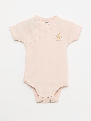 Lot de 3 bodies évolutifs à manches courtes