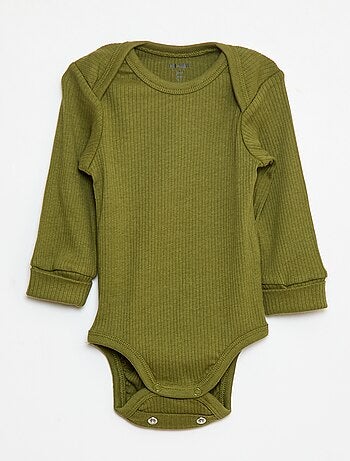 Lot de 3 bodies évolutifs col US et manches longues